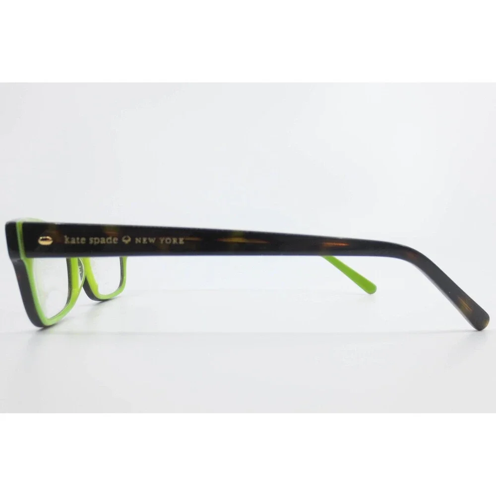 Kate Spade Lucyann 0DV2 Tortoise Green Rectangular Eyeglasses Frames 51-15-135